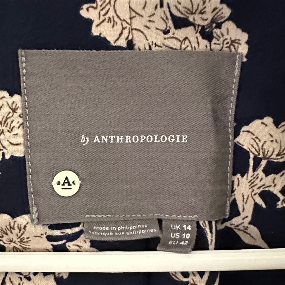 Anthropologie Velvety Burgundy Long Coat - Picture 2 of 5
